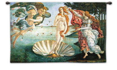 Birth Of Venus Wall Tapestry Birth Of Venus Wall Tapestry