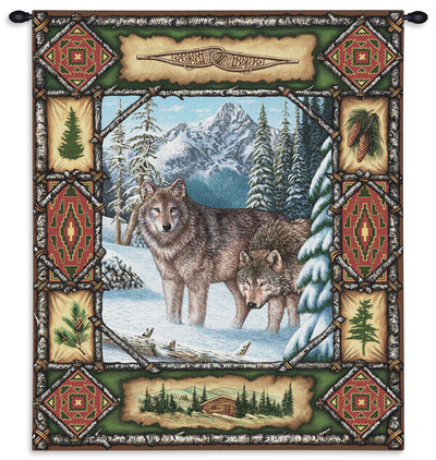 Wolf Lodge Wall Tapestry Wolf Lodge Wall Tapestry