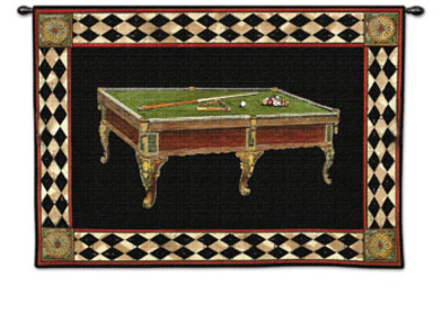 Billiards Wall Tapestry Billiards Wall Tapestry