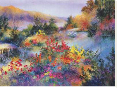 August Morning Stretched Canvas Print August Morning Stretched Canvas Print