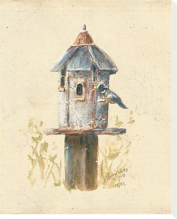 Birdhouse Collection IV Stretched Canvas Print Birdhouse Collection IV Stretched Canvas Print