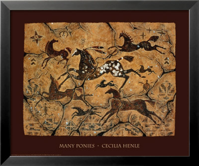 Many Ponies Framed Print Many Ponies Framed Print