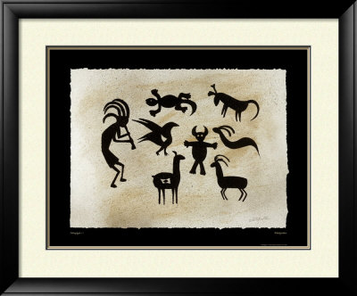 Petroglyph II Framed Print Petroglyph II Framed Print