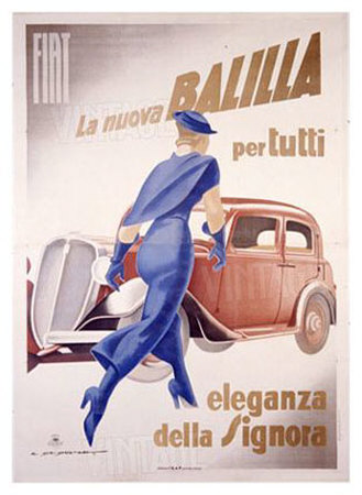 Fiat, la Nuove Balilla Giclee Print Fiat, la Nuove Balilla Giclee Print