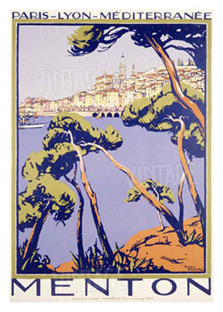 Menton Giclee Print Menton Giclee Print