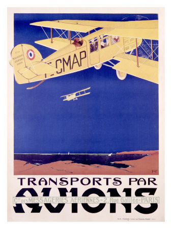 Transports par Avion Giclee Print Transports par Avion Giclee Print