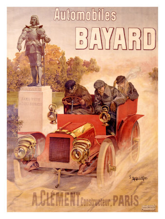 Autos Bayard Giclee Print Autos Bayard Giclee Print