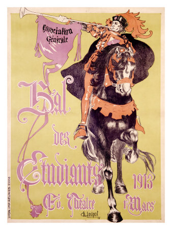 Bal des Etudiants Giclee Print Bal des Etudiants Giclee Print