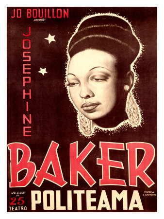 Josephine Baker Giclee Print Josephine Baker Giclee Print