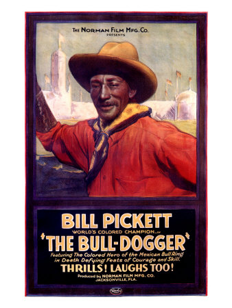Bill Pickett the Bull-Dogger Giclee Print Bill Pickett the Bull-Dogger Giclee Print