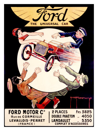 Ford, the Universal Car Giclee Print Ford, the Universal Car Giclee Print