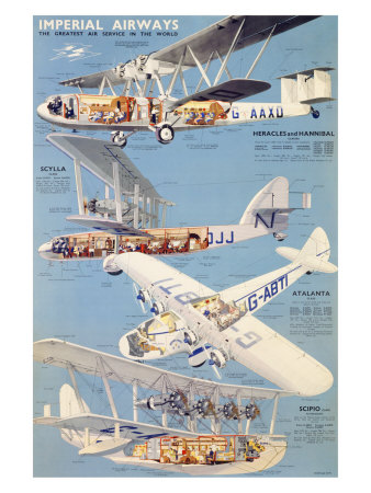 Imperial Airways Giclee Print Imperial Airways Giclee Print