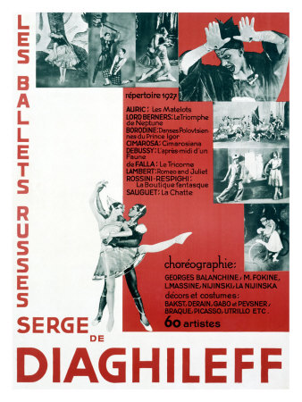 Ballet Russes Dieaghileff Giclee Print Ballet Russes Dieaghileff Giclee Print