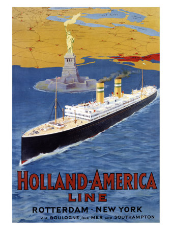 Holland to America Line Giclee Print Holland to America Line Giclee Print