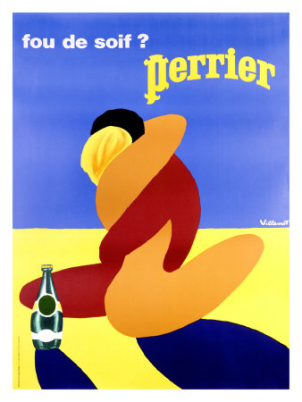 Perrier Mineral Water Giclee Print Perrier Mineral Water Giclee Print