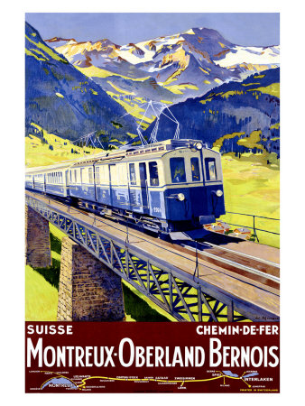 Montreux Oberland Giclee Print Montreux Oberland Giclee Print
