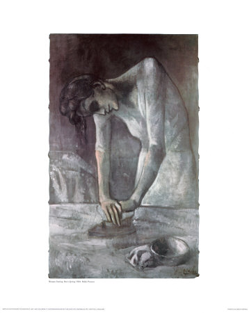 Woman Ironing Print Woman Ironing Print