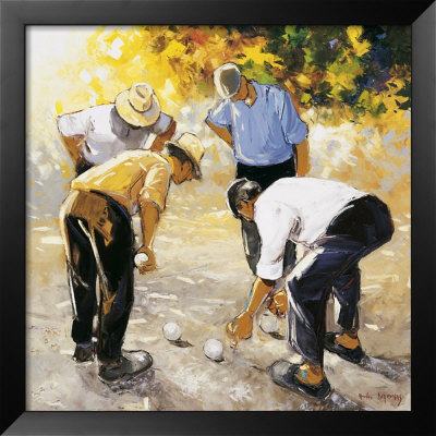 Les boulistes Framed Print Les boulistes Framed Print