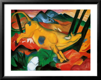 Gelbe Kuh 1911 Framed Print Gelbe Kuh 1911 Framed Print