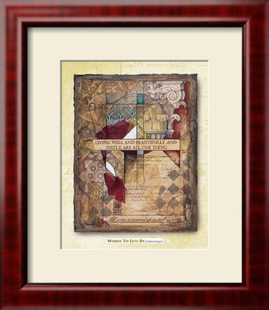Living Well Framed Print Living Well Framed Print