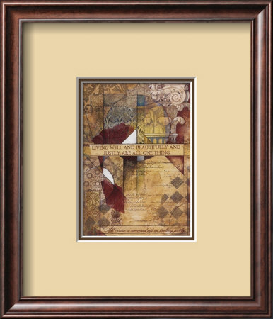 Living Well Framed Print Living Well Framed Print