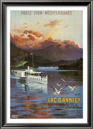 Lac Dannecy Framed Print Lac Dannecy Framed Print