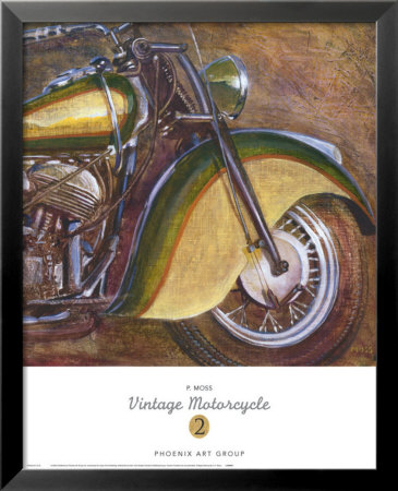 Vintage Motorcycle 2 Framed Print Vintage Motorcycle 2 Framed Print