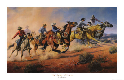 The Thunder of Hooves Print The Thunder of Hooves Print