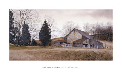 Farm on the Hill Print Farm on the Hill Print
