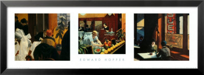 Hopper Trio Framed Print Hopper Trio Framed Print