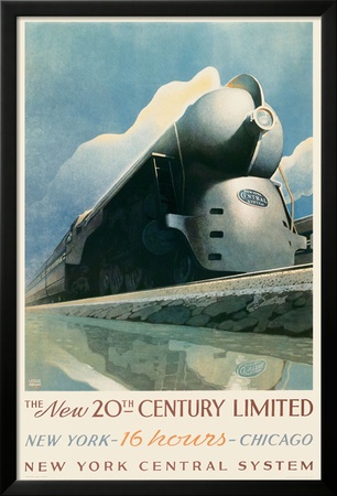20th Century Limited Framed Print 20th Century Limited Framed Print