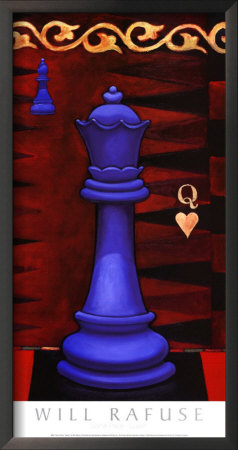 Game Piece - Queen Framed Print Game Piece - Queen Framed Print