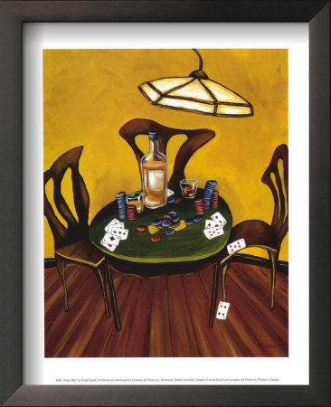 Poker Nite Framed Print Poker Nite Framed Print
