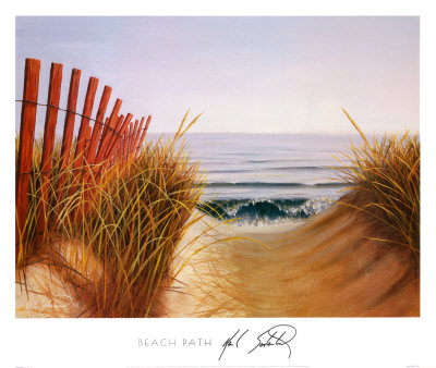 Beach Path Print Beach Path Print