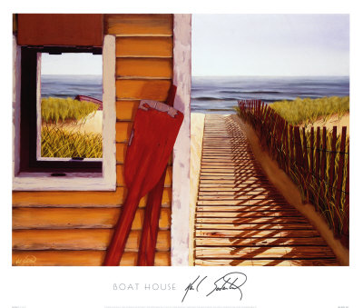 Boat House Print Boat House Print