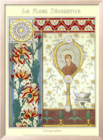 La Flore Decorative-Composees Framed Print La Flore Decorative-Composees Framed Print