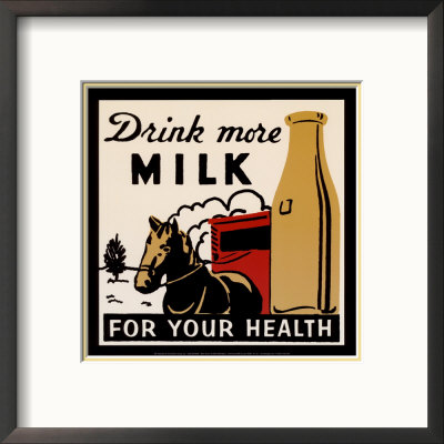 Drink more Milk for your Health Framed Print Drink more Milk for your Health Framed Print