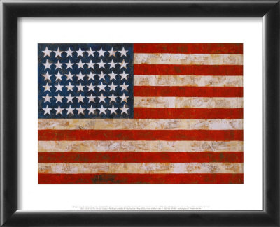 Flag, 1954-55 Framed Print Flag, 1954-55 Framed Print