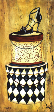 Vintage Hat Box II Print Vintage Hat Box II Print