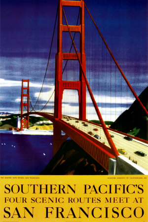 Souther Pacific, San Francisco Poster Souther Pacific, San Francisco Poster