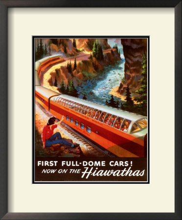 Hiawatha 1953 Framed Print Hiawatha 1953 Framed Print