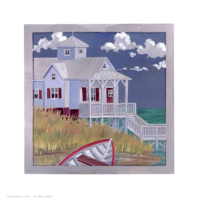 Nautical House Print Nautical House Print