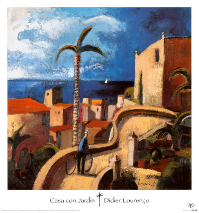 Casa con Jardin Print Casa con Jardin Print