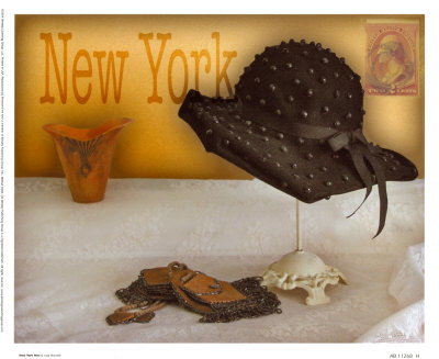 New York Hat Print New York Hat Print