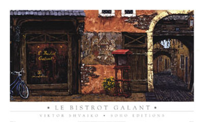 Le Bistrot Galant Print Le Bistrot Galant Print