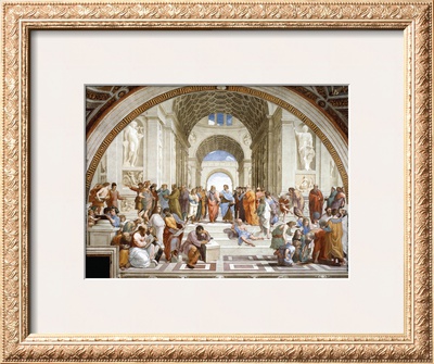 School of Athens Framed Print School of Athens Framed Print