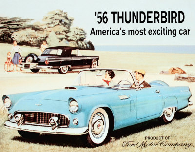 Ford T-Bird Tin Sign Ford T-Bird Tin Sign