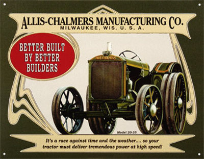 Model 20-35 Tin Sign Model 20-35 Tin Sign