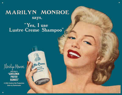 Luster Creme Tin Sign Luster Creme Tin Sign