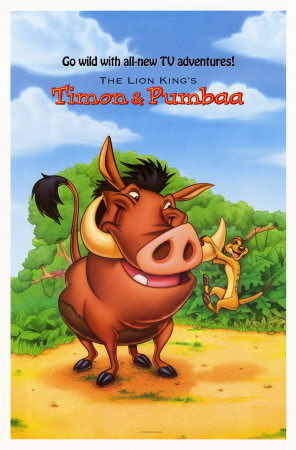 Timon and Pumbaa Poster Timon and Pumbaa Poster